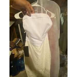 Bebe strapless dress